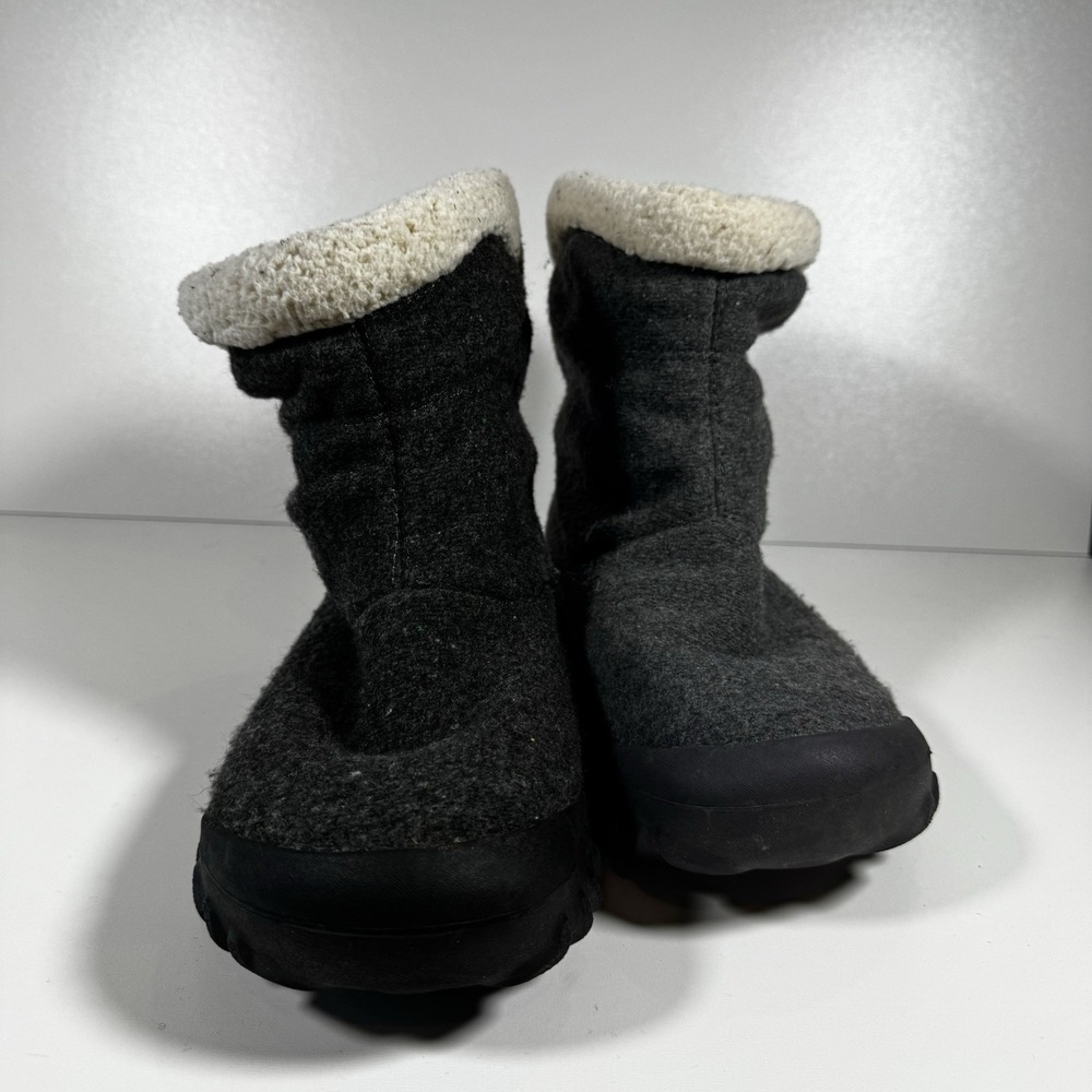 BOGS‎ B MOC II Womens 9 40 Wool Sherpa Boots Winter Boots Snow Wicking Plush - Picture 2 of 9